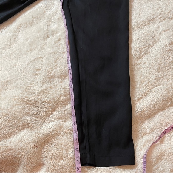 New Anthropologie Maeve Jumpsuit Pants Length Linen Blend Scoop Neck Black - Picture 11 of 12